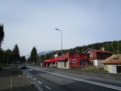 I Predeal, en av Rumäniens främsta vintersportorter, övernattade vi.
